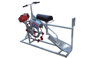 자전거 핸들형 동력배토기